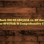 HP ProBook 450 G9 6S6J4EA vs. HP Envy x360 15-fh0000nc 8F017EA: A Comprehensive Comparison