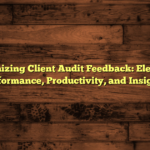Maximizing Client Audit Feedback: Elevating Performance, Productivity, and Insights