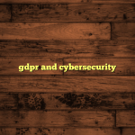 gdpr and cybersecurity