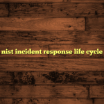 nist incident response life cycle