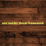 nist insider threat framework