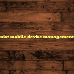 nist mobile device management