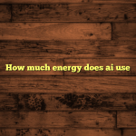 How much energy does ai use