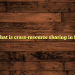 What is cross-resource sharing in S3