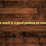 How much is a good gaming pc usually