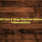 CVE-2025 List: A Deep Dive into Cybersecurity Vulnerabilities