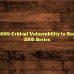 CVE-2025-23006: Critical Vulnerability in SonicWall SMA 1000 Series